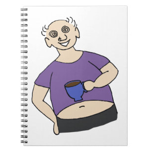 Caderno Espiral Café