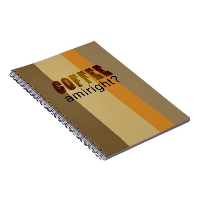 Caderno Espiral Café Amiright? (Lado Direito)