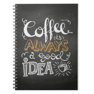 Caderno Espiral Café Café Lover Para Boa Ideia