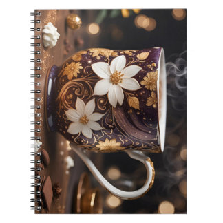 Caderno Espiral café com chocolate