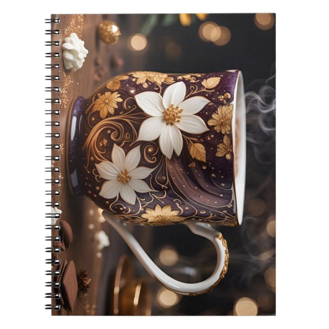 Caderno Espiral café com chocolate (Frente)