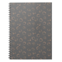 Caderno Espiral Café Croissants