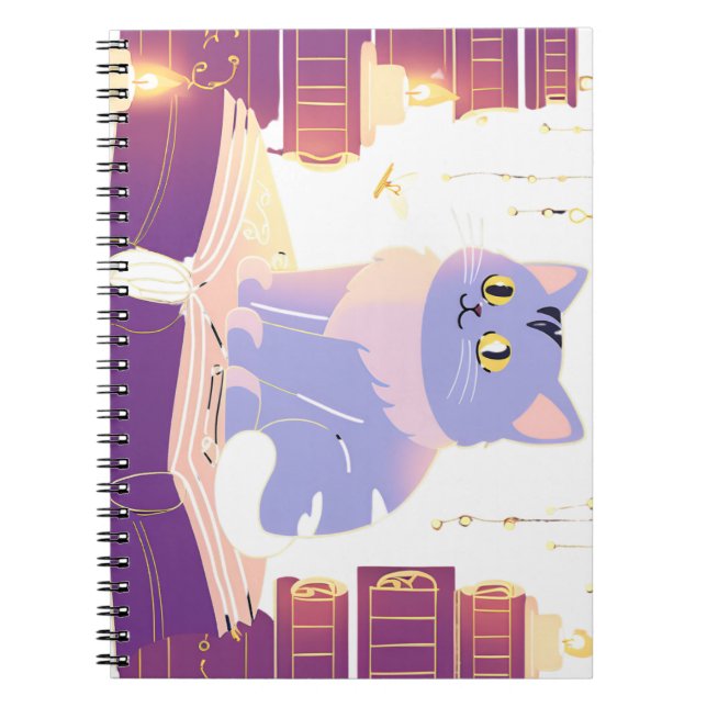 Caderno Espiral Café da biblioteca (Frente)