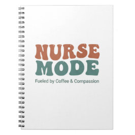 Caderno Espiral Café de Apreciação de Enfermeiros & Citação de Com