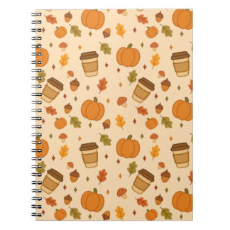 Caderno Espiral Café de Outono