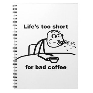Caderno Espiral Café Incorreto