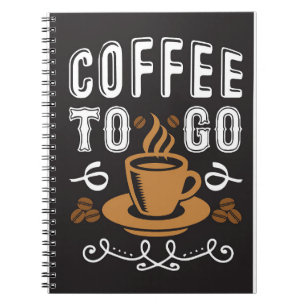 Caderno Espiral Café Lover Café Para Ir