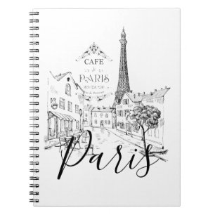 Caderno Espiral Café Paris