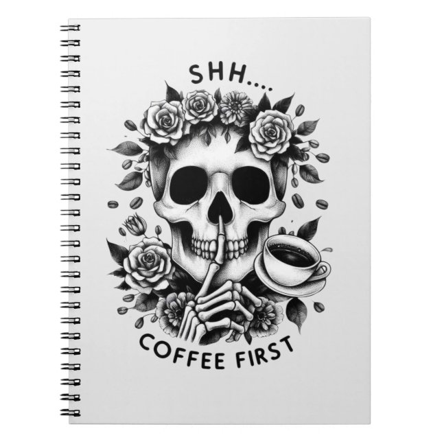 Caderno Espiral Café Primeiro (Frente)