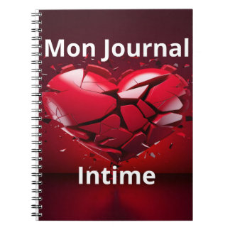 Caderno Espiral Cahier à spirale de Mon Journal Intime