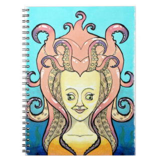 Caderno Espiral cahier femme poulpe