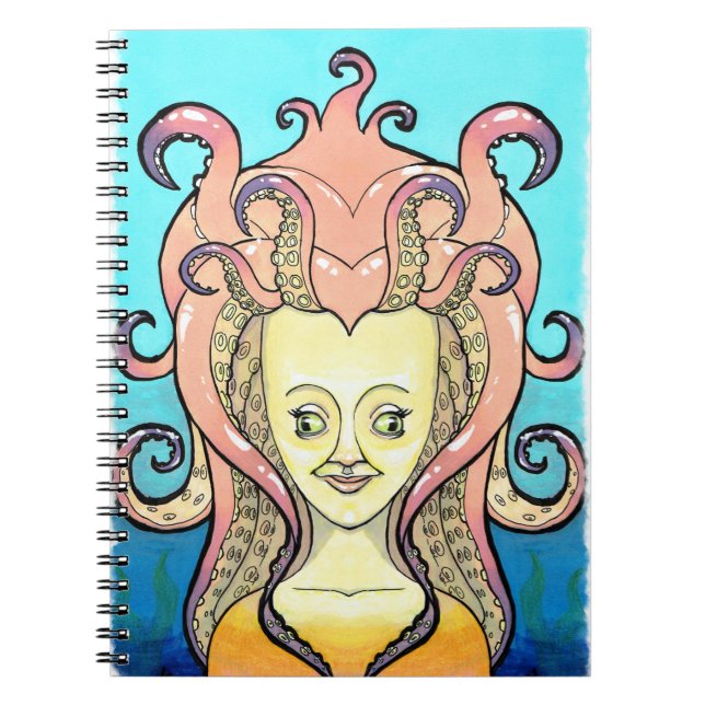 Caderno Espiral cahier femme poulpe (Frente)