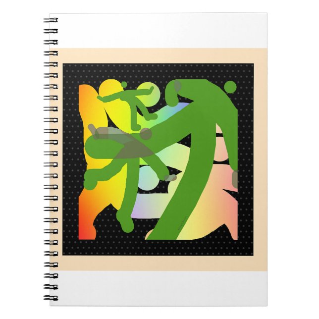 Caderno Espiral Caindo no Oblivião (Frente)