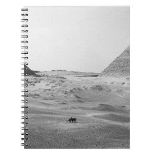 Caderno Espiral Cairo Egito, Pirâmides de Gizé
