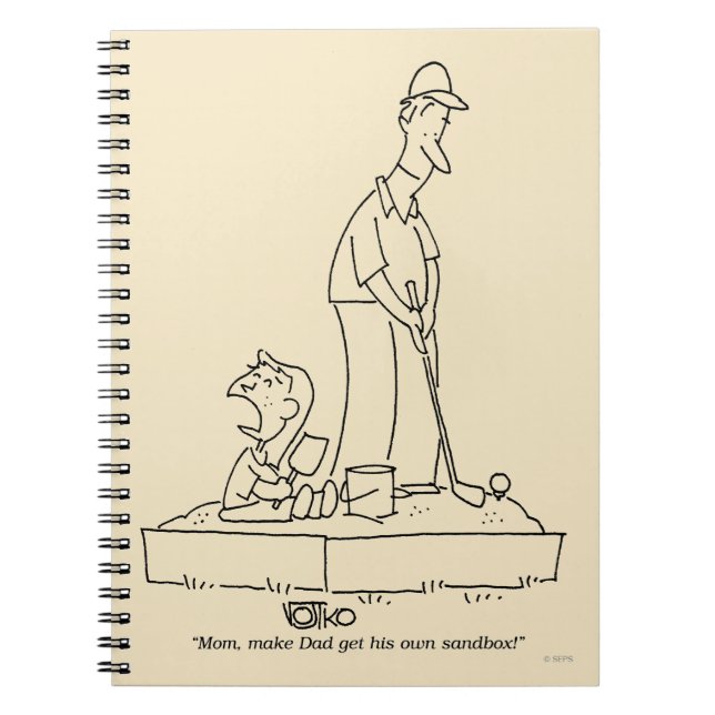 Caderno Espiral Caixa de areia (Frente)