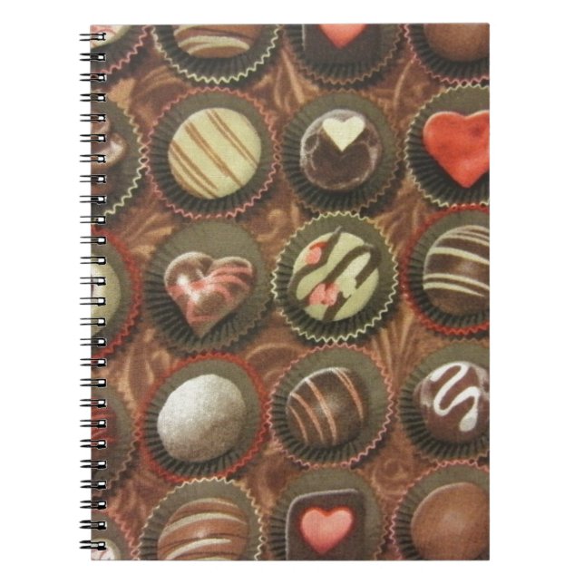 Caderno Espiral Caixa de Chocolate (Frente)