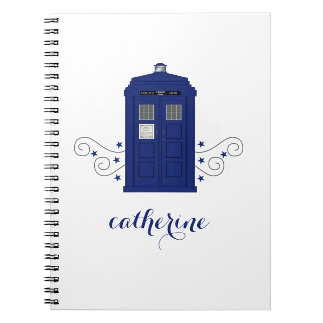 Caderno Espiral Caixa de Polícia Roteia Notebook (Frente)