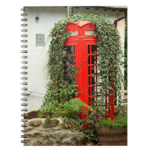 Caderno Espiral Caixa vermelha