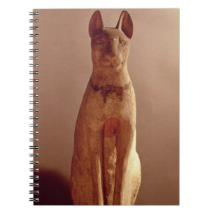 Caderno Espiral Caixão de um gato protegido pela deusa Bastet (p