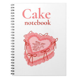 Caderno Espiral Cake Baking Journal for Favorite Recipes