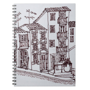 Caderno Espiral Calçada do Forte, Alfama Lisboa, Portugal