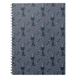 Caderno Espiral Caldeirão Mágico de Halloween Bruxo
