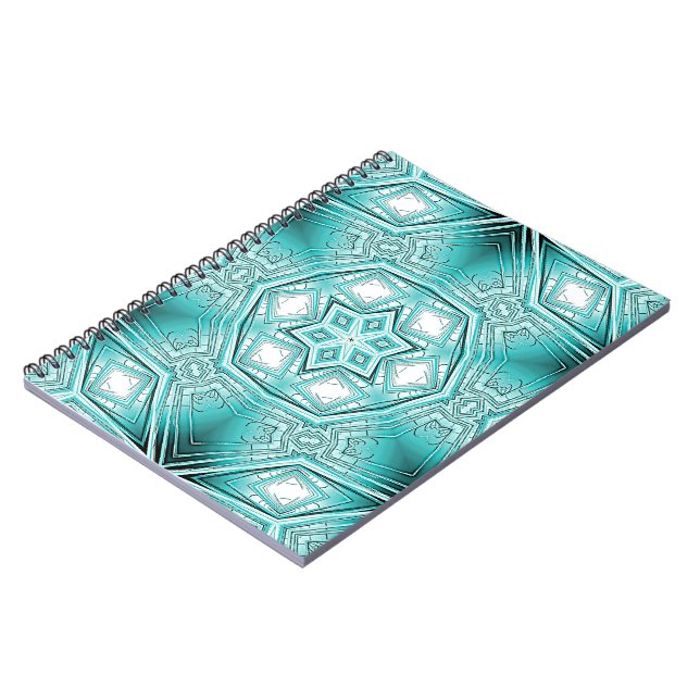 Caderno Espiral Caleidoscópio Ártico (Left Side)