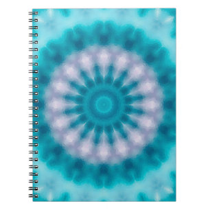 Caderno Espiral Caleidoscópio azul