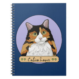 Caderno Espiral Calico Cat Lover