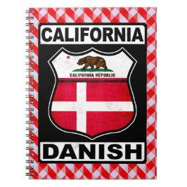 Caderno Espiral California Danish American
