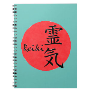 Caderno Espiral Caligrafia e Palavra Reiki 1