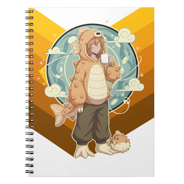 Caderno Espiral Calm Before the Puff (Frente)