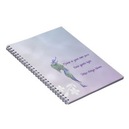 Caderno espiral calmo refinado