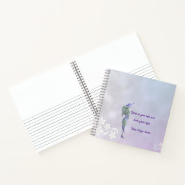 Caderno espiral calmo refinado