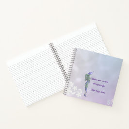 Caderno espiral calmo refinado