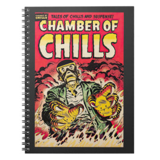 Caderno Espiral Câmaras De Arrepios Vintage Comic Thrills