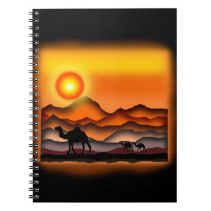 Caderno Espiral Camelos