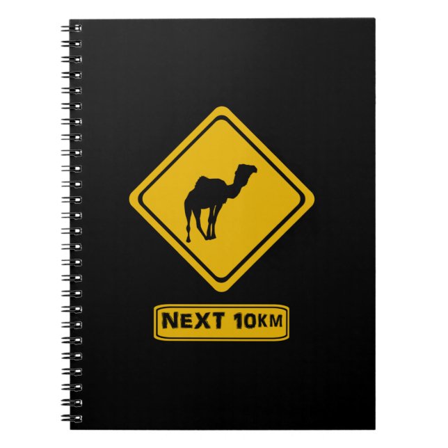 Caderno Espiral camelos de louça (Frente)
