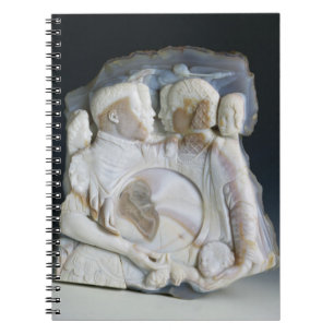 Caderno Espiral Cameo que descreve Cosimo de Medici (1519-74) e