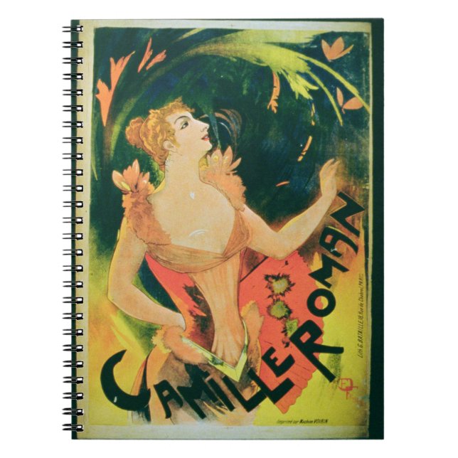 Caderno Espiral "Camilo romano" (litho da cor) (Frente)