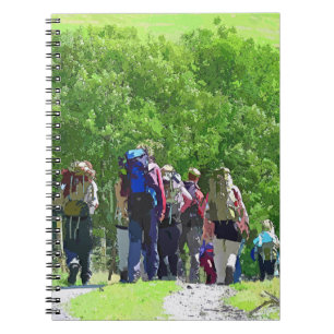 CADERNO ESPIRAL CAMINHADA