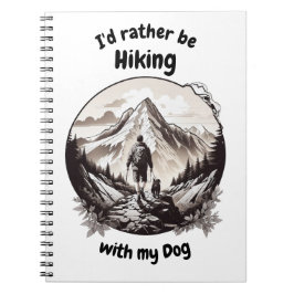 Caderno Espiral Caminhando com meu cachorro