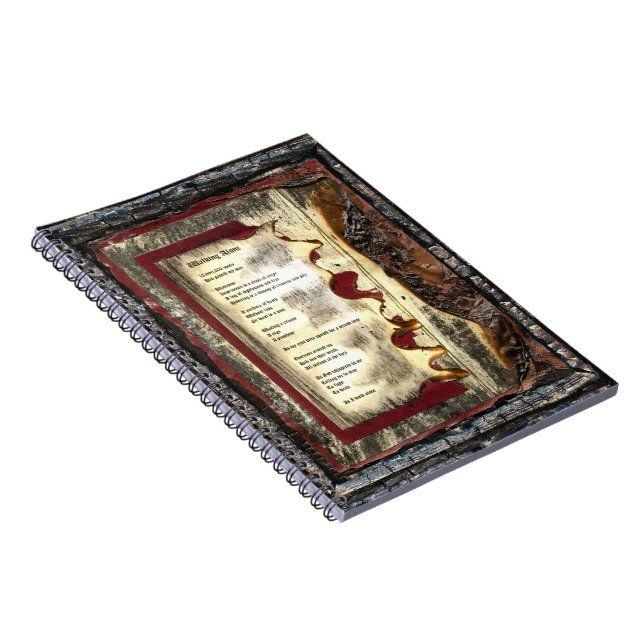 Caderno Espiral Caminhando Sozinho (Lado Direito)