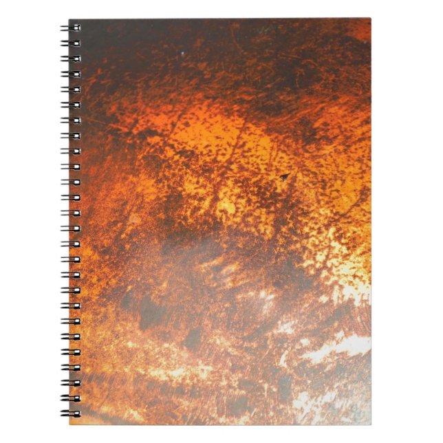 Caderno Espiral Caminhão de colheita Orange & red Junk Yard (Frente)