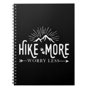 Caderno Espiral Caminhe Mais Preocupada Menos, Montanhas De Caminh