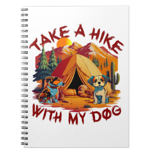 Caderno Espiral Caminho com Cachorros: Aventura para Pescadores de