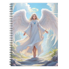 Caderno Espiral Caminho da Graça: Anjo da Ascensão Pacífica