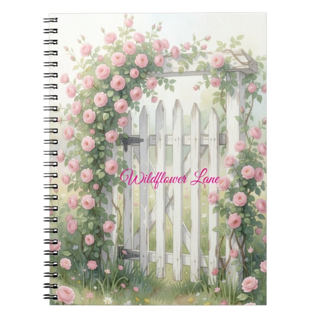 Caderno Espiral Caminho das Flores Silvestres (Frente)