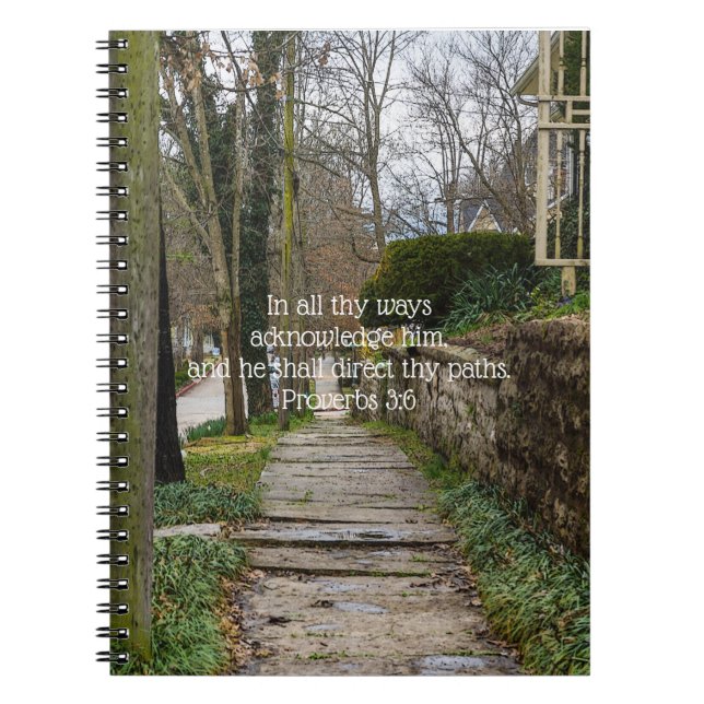 Caderno Espiral Caminho de Desnível (Frente)