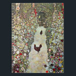 Caderno Espiral Caminho do Jardim com Galinhas, Gustav Klimt, Art<br><div class="desc">Jardim com Galinhas (1916) de Gustav Klimt é uma pintura de arte vitoriana do simbolismo das belas artes. Uma cena natural com galinhas no quintal do jardim de flores em uma fazenda. Sobre o artista: Gustav Klimt (1862-1918) era um pintor simbolista austríaco e um dos membros mais proeminentes do movimento...</div>